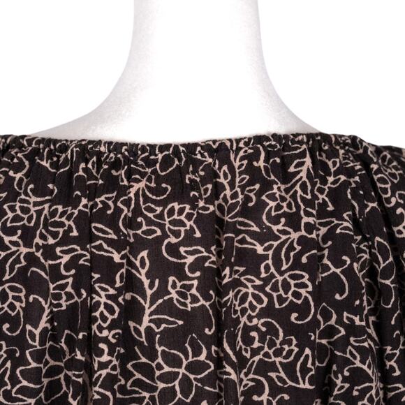 Ralph Lauren Denim Supply RL Boho Floral Peasant Style Blouse MEDIUM Oversized - Picture 5 of 6